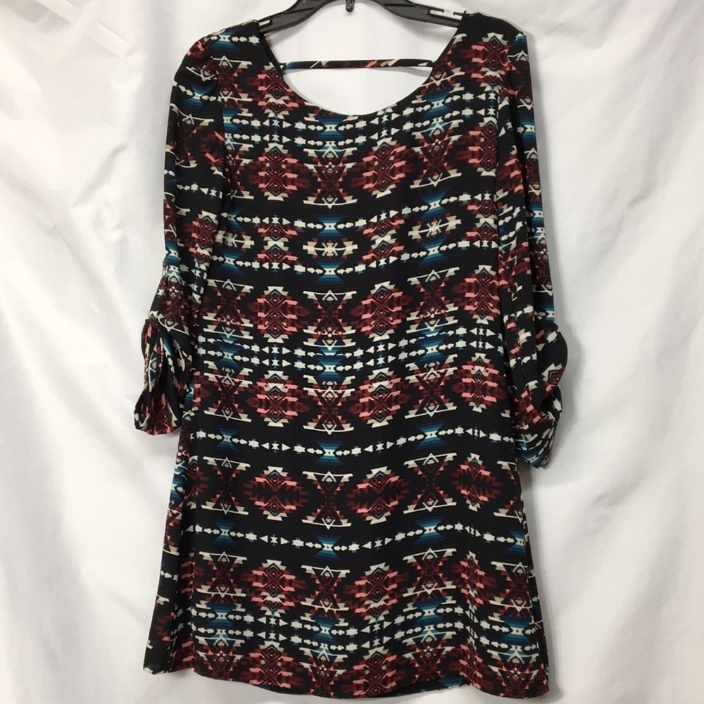 Speechless Juniors Southwest Boho Print Dress Size S Like-NEW
